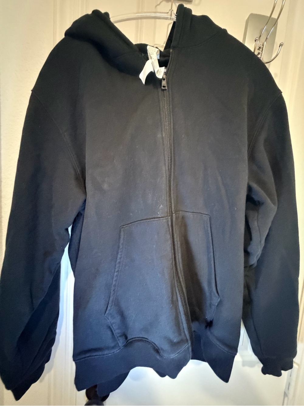 ALO Yoga Black Full-Zip Hooded Jacket